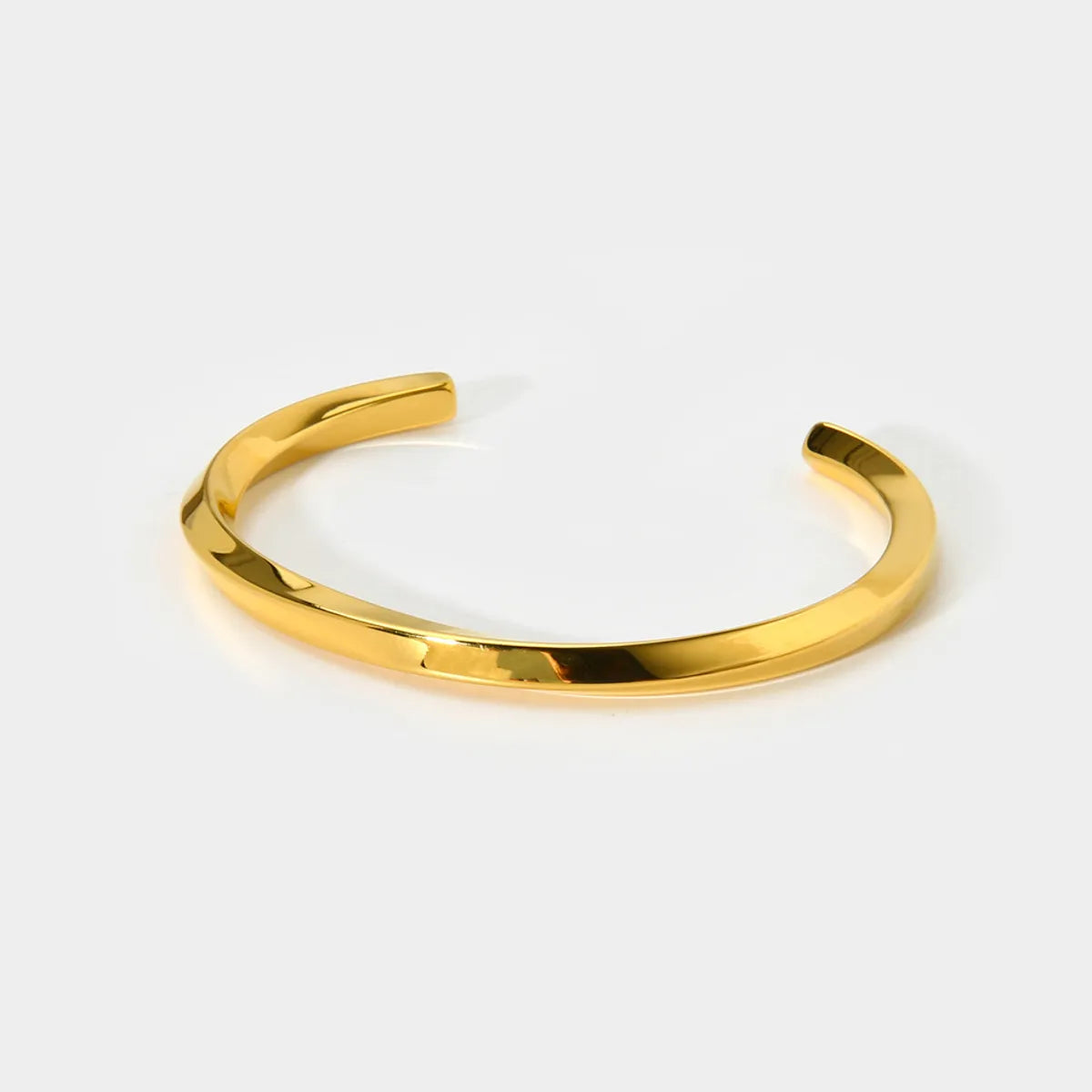 Ig Style Geometric Stainless Steel Plating Bangle