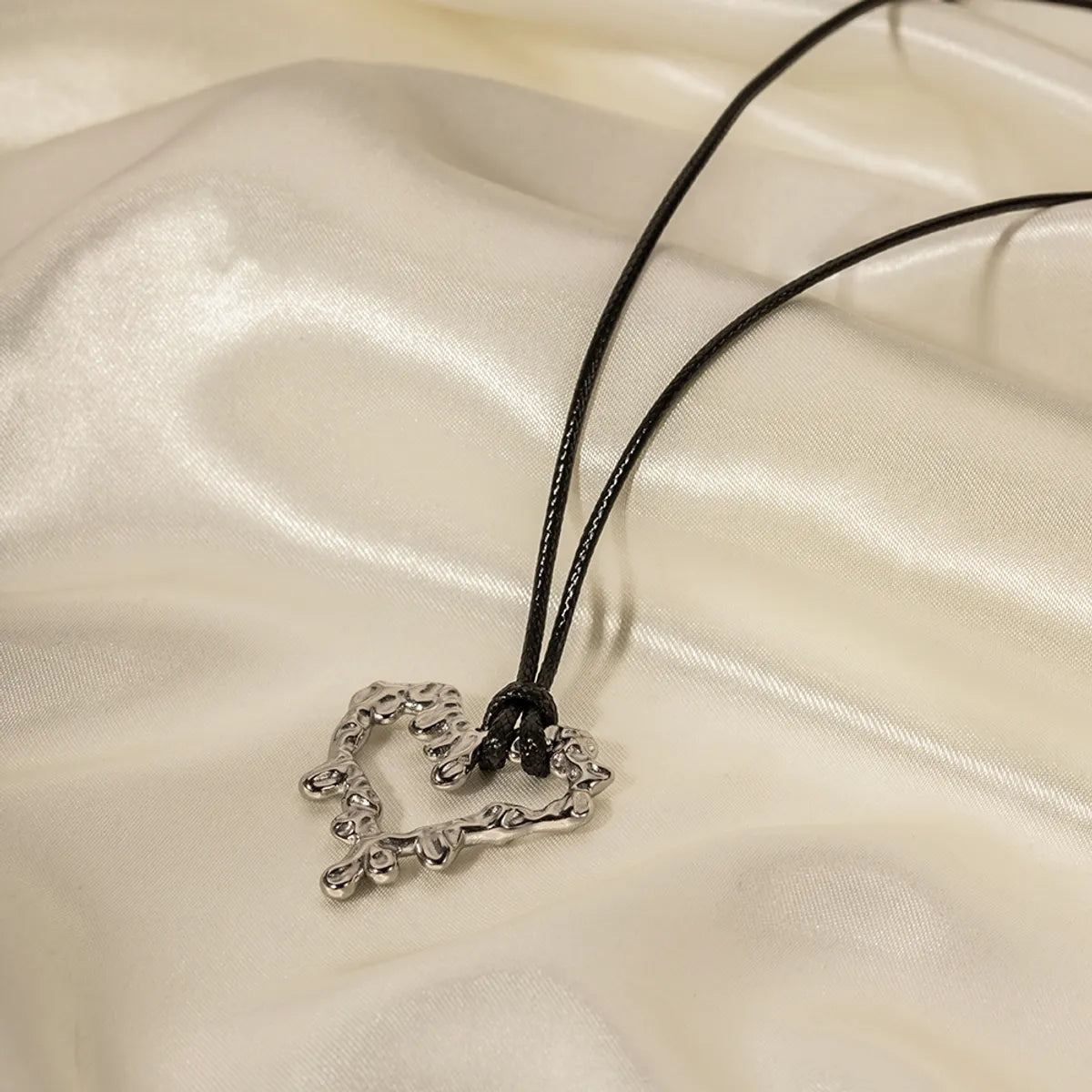 Ig Style Heart Shape Stainless Steel Plating 18k Gold Plated Necklace