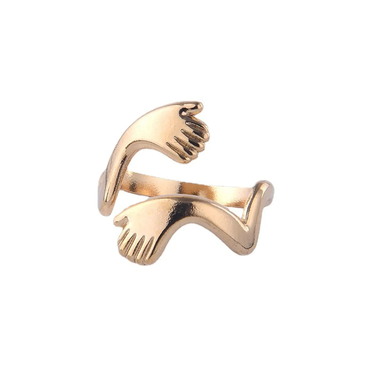 Ig Style Hip-hop Hand Titanium Steel Open Rings