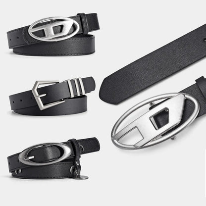 IG Style Hip-Hop Streetwear Solid Color Pu Leather Alloy Unisex Leather Belts