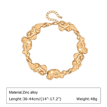 IG Style Irregular Alloy Wholesale Necklace