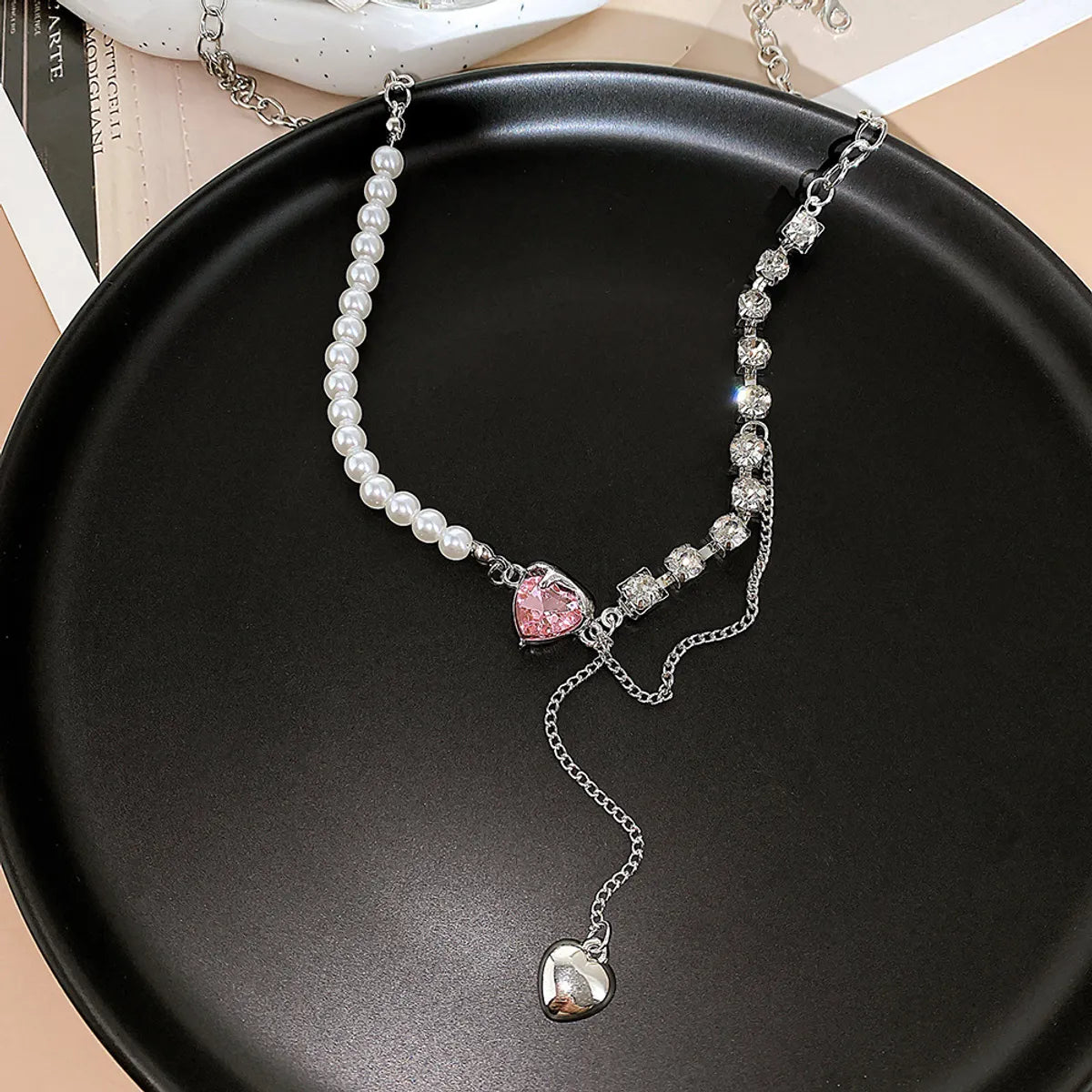 Ig Style Korean Style Heart Shape Alloy Wholesale Layered Necklaces