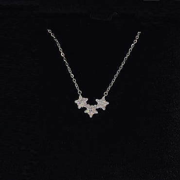 Ig Style Korean Style Star Copper Pendant Necklace