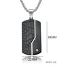 IG Style Modern Style Geometric 304 Stainless Steel Plating Inlay Zircon Men'S Pendant Necklace