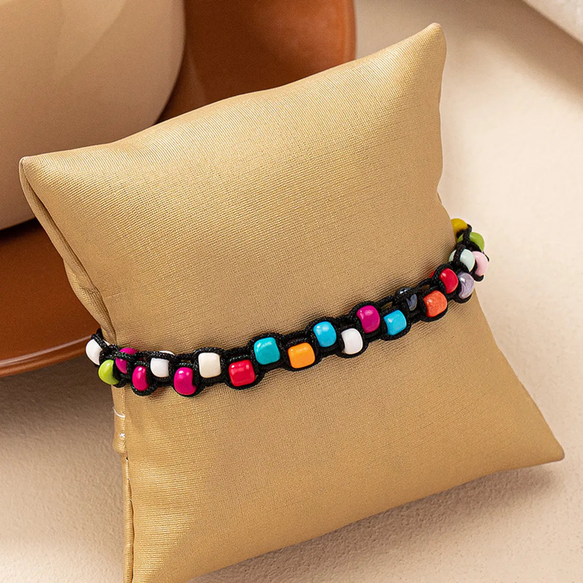 Ig Style Retro Commute Round Rope Beaded Knitting Women'S Bracelets