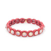 IG Style Round Rhinestones Alloy Enamel Wholesale Bracelets