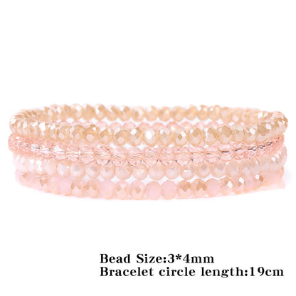 IG Style Shiny Geometric Artificial Crystal Wholesale Bracelets