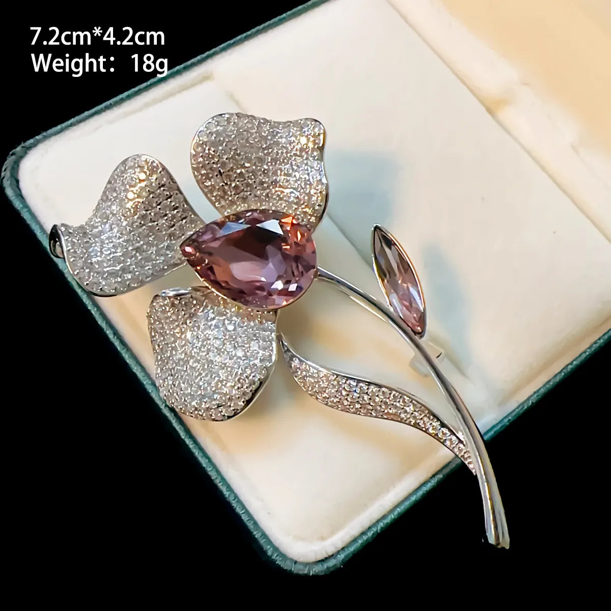 IG Style Shiny Leaf Flower Butterfly Copper Plating Inlay Pearl Zircon Unisex Brooches