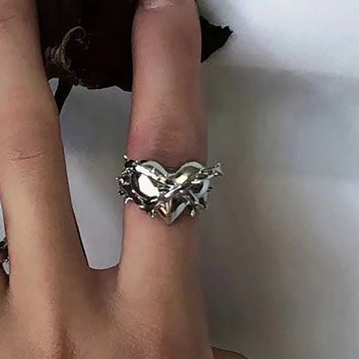 Ig Style Shiny Owl Snake Butterfly Alloy Plating Inlay Rhinestones Unisex Rings