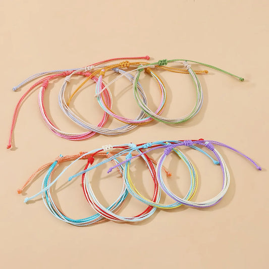 Ig Style Simple Style Colorful Cloth Wholesale Bracelets