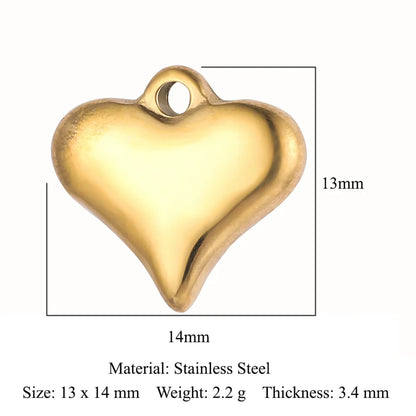 Ig Style Simple Style Heart Shape Eye Key Stainless Steel Plating Inlay Zircon Charms Jewelry Accessories