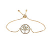 IG Style Simple Style Life Tree Eye Zircon Polyester Copper Wholesale Bracelets