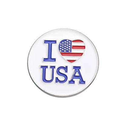 IG Style Simple Style National Flag Eagle Zinc Alloy Enamel Plating Unisex Brooches