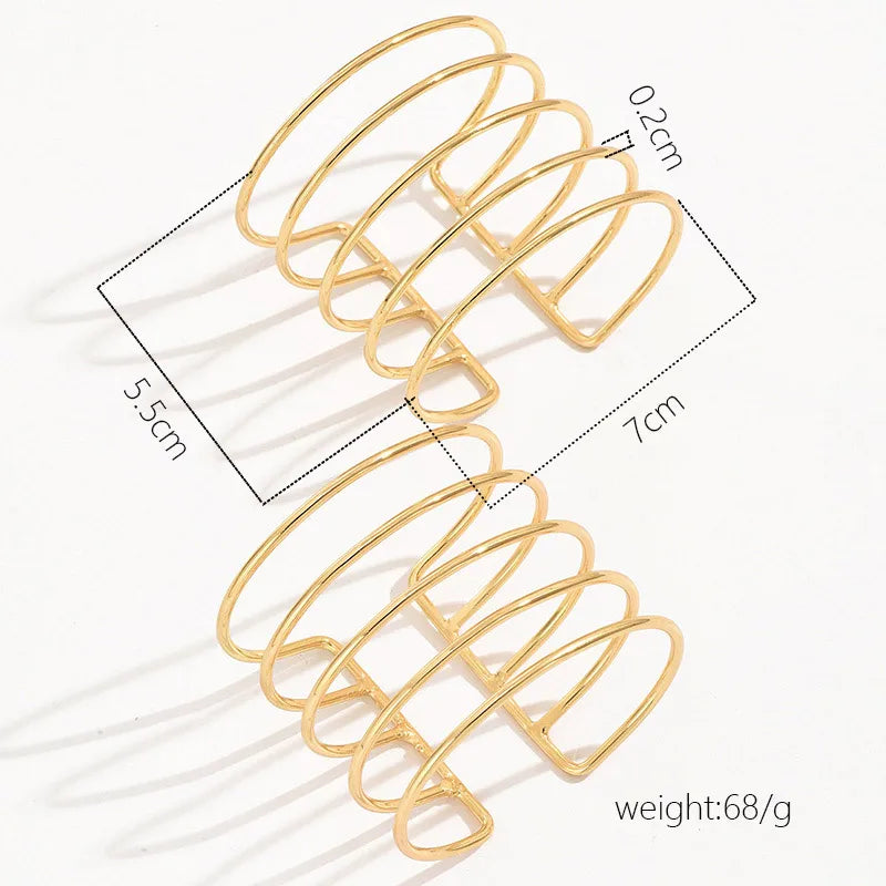 IG Style Simple Style Solid Color Iron Wholesale Bangle