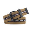 IG Style Simple Style Stripe Canvas Iron Unisex Woven Belts