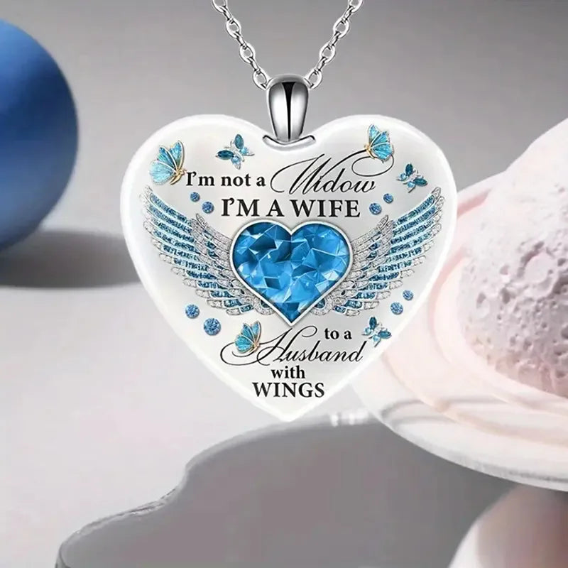 IG Style Sweet Letter Heart Shape Glass Iron Wholesale Pendant Necklace