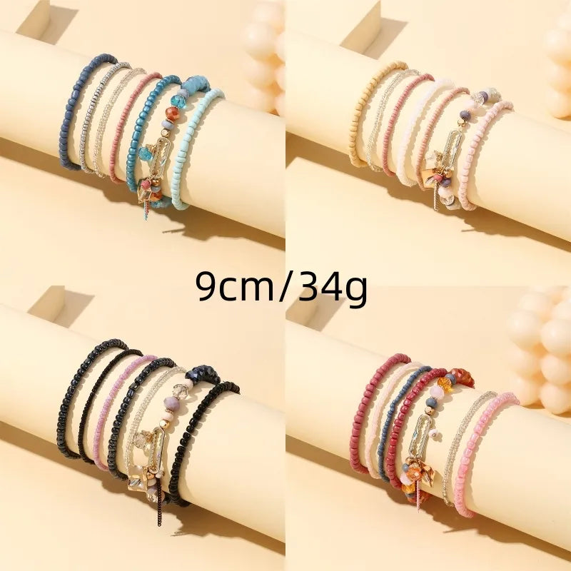 IG Style Vacation Simple Style Geometric Glass Beaded Women'S Bracelets