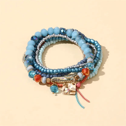 IG Style Vacation Simple Style Geometric Glass Beaded Women'S Bracelets