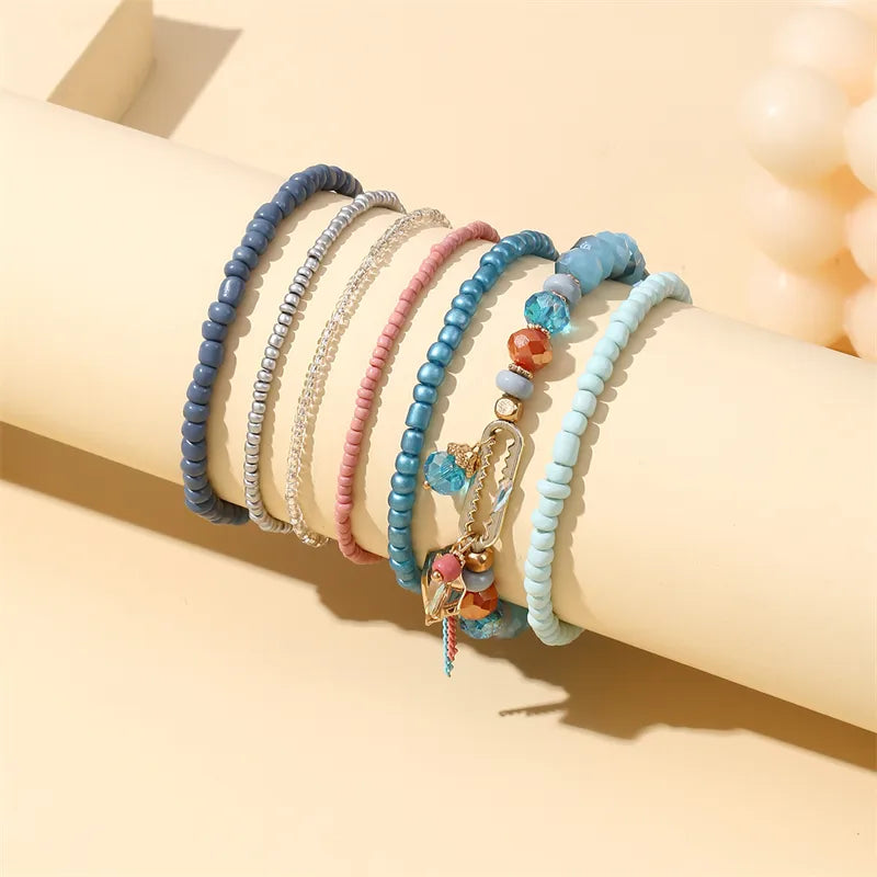 IG Style Vacation Simple Style Geometric Glass Beaded Women'S Bracelets