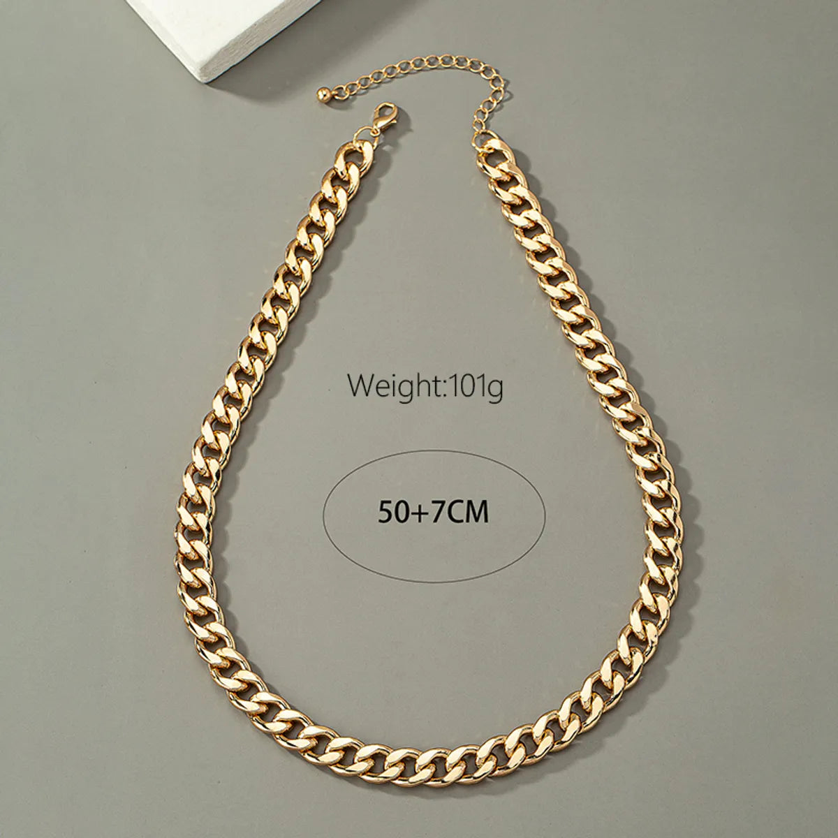 Ig Style Vintage Style Necklace Ferroalloy Plating Chain 14k Gold Plated Silver Plated Unisex Necklace