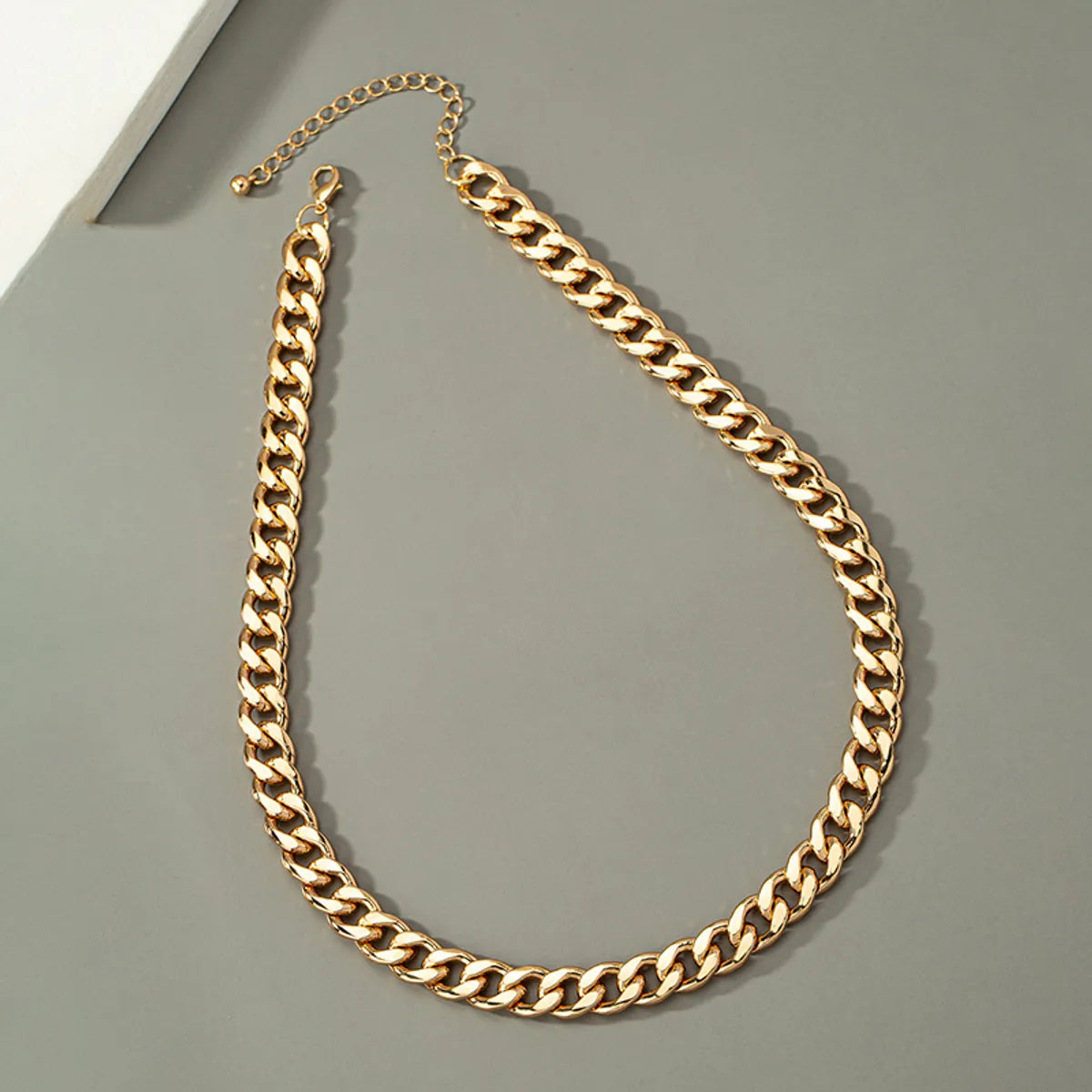 Ig Style Vintage Style Necklace Ferroalloy Plating Chain 14k Gold Plated Silver Plated Unisex Necklace