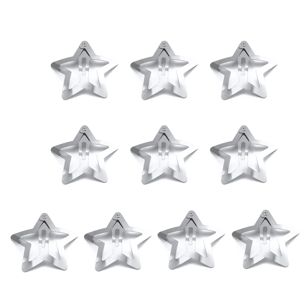 Women'S Ig Style Y2k Pentagram Alloy Plating Hair Clip