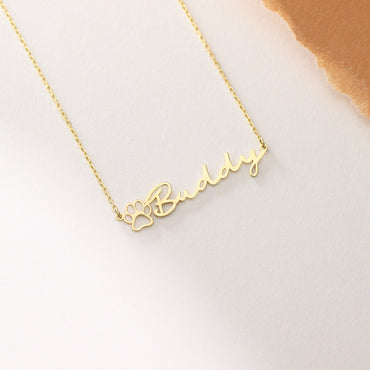 Personalized Pet Name Necklace