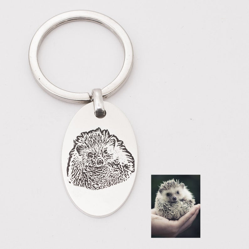 Your Pet Photo Keychain • Picture Keychain • Personalized Cat Keychain • Custom Dog Keychain • Pet Memorial Gift • Pet Lover Gift • CM26