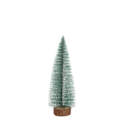 Imitation Pine Needle Tree With Snow  Christmas Tree Christmas Decoration Desktop Ornaments Christmas Supplies Manufacturers Supply