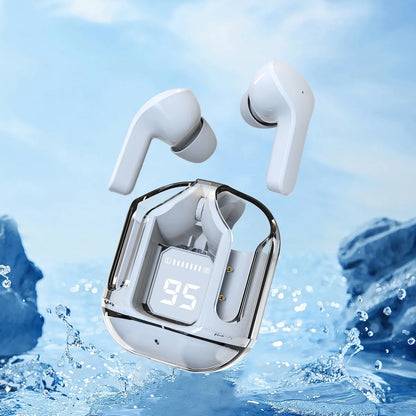 In-Ear True Wireless Digital Display Stereo Transparent Wireless Headphones