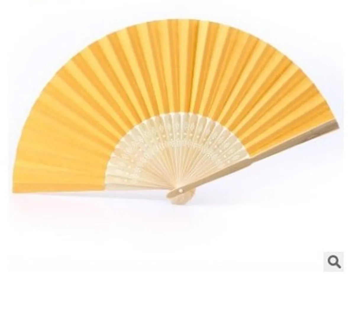 Simple Single-Sided Solid Color Candy Color Diy Paper Fan 1 Pieces