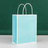 In Stock Frame Paper Bag Takeaway Milk Tea Kraft Paper Tote Bag Coffee Dessert Packing Bag Clothing Shopping Gift Bag