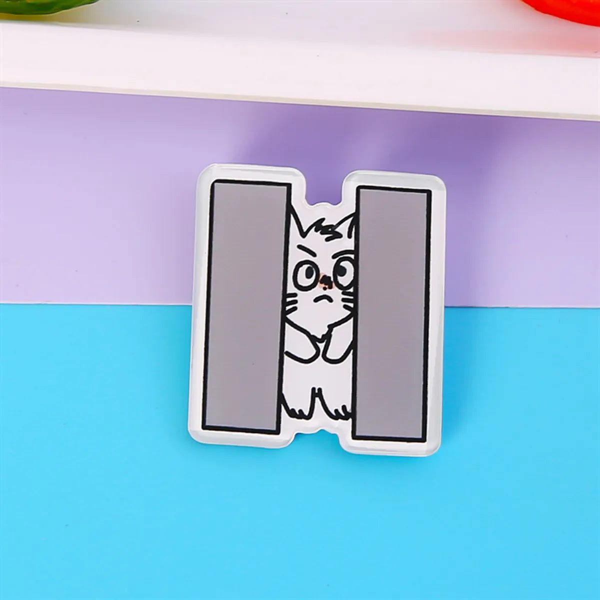 Ins Style Cute Cartoon Acrylic Kitten Brooch Badge Wholesale Clothes And Bags Pendant Patch Jewelry Pin