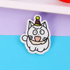 Ins Style Cute Cartoon Acrylic Kitten Brooch Badge Wholesale Clothes And Bags Pendant Patch Jewelry Pin