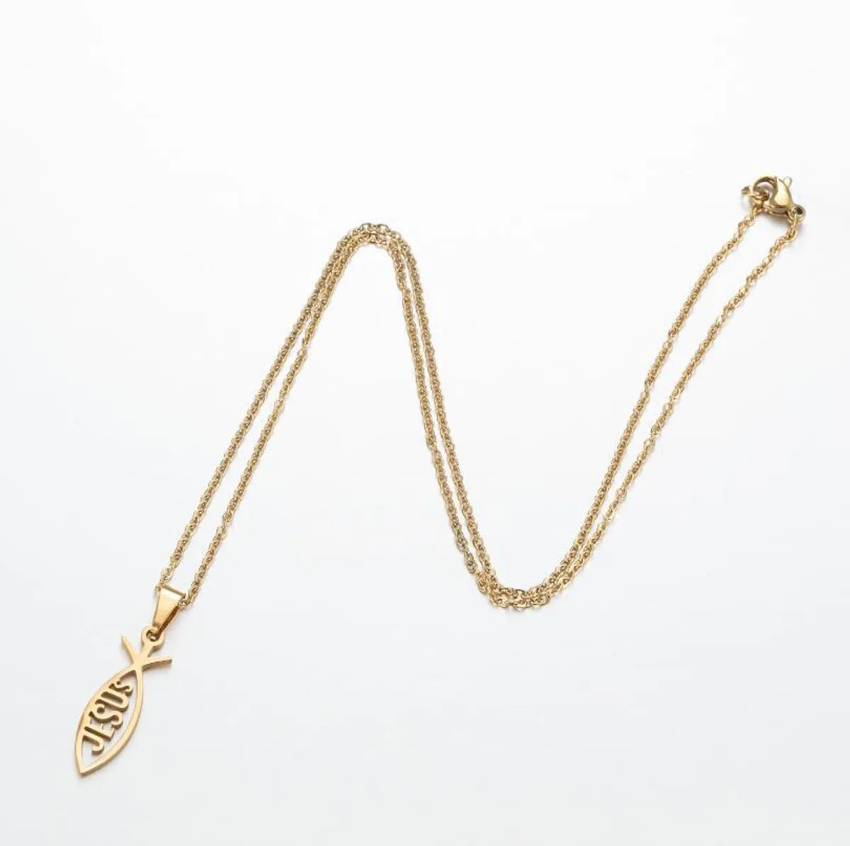 Ins Style Geometric Stainless Steel Plating Necklace 1 Piece