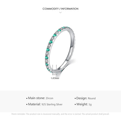 Ins Style Korean Style Round Sterling Silver Plating Inlay Zircon 14k Gold Plated Rhodium Plated Rings