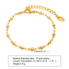 INS Style Simple Style Cross 201 Stainless Steel 18K Gold Plated Bracelets In Bulk