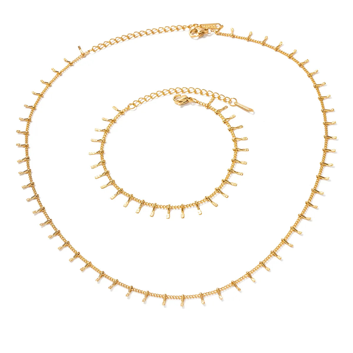 Ins Style Stainless Steel Plating 18k Gold Plated Necklace