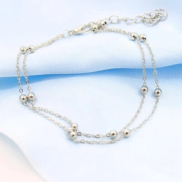 Fashion Ball Alloy Plating No Inlaid Women'S Anklet