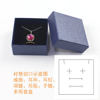 Jewelry Display Earrings Necklace Rings Box