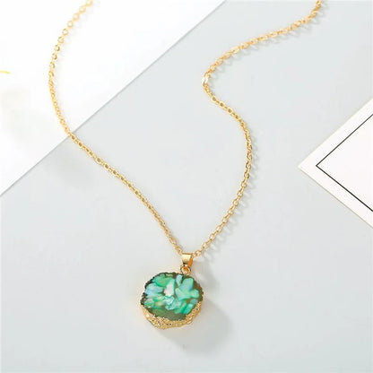 Wholesale Jewelry Fashion Irregular Alloy Pendant Necklace