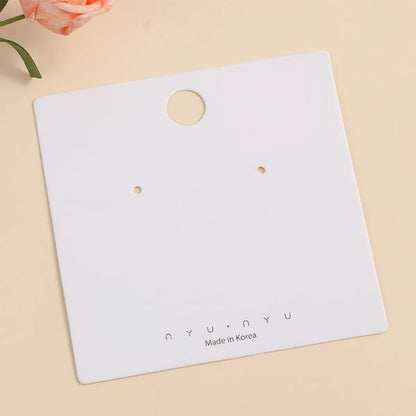 Simple Style Rectangle Paper Jewelry Packaging Cardboard