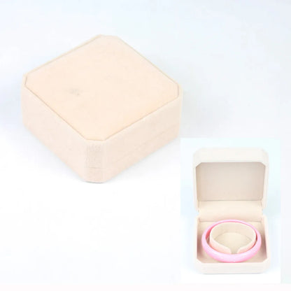 Jewelry Packaging Pendant Necklace Earring Flannel Jewelry Box