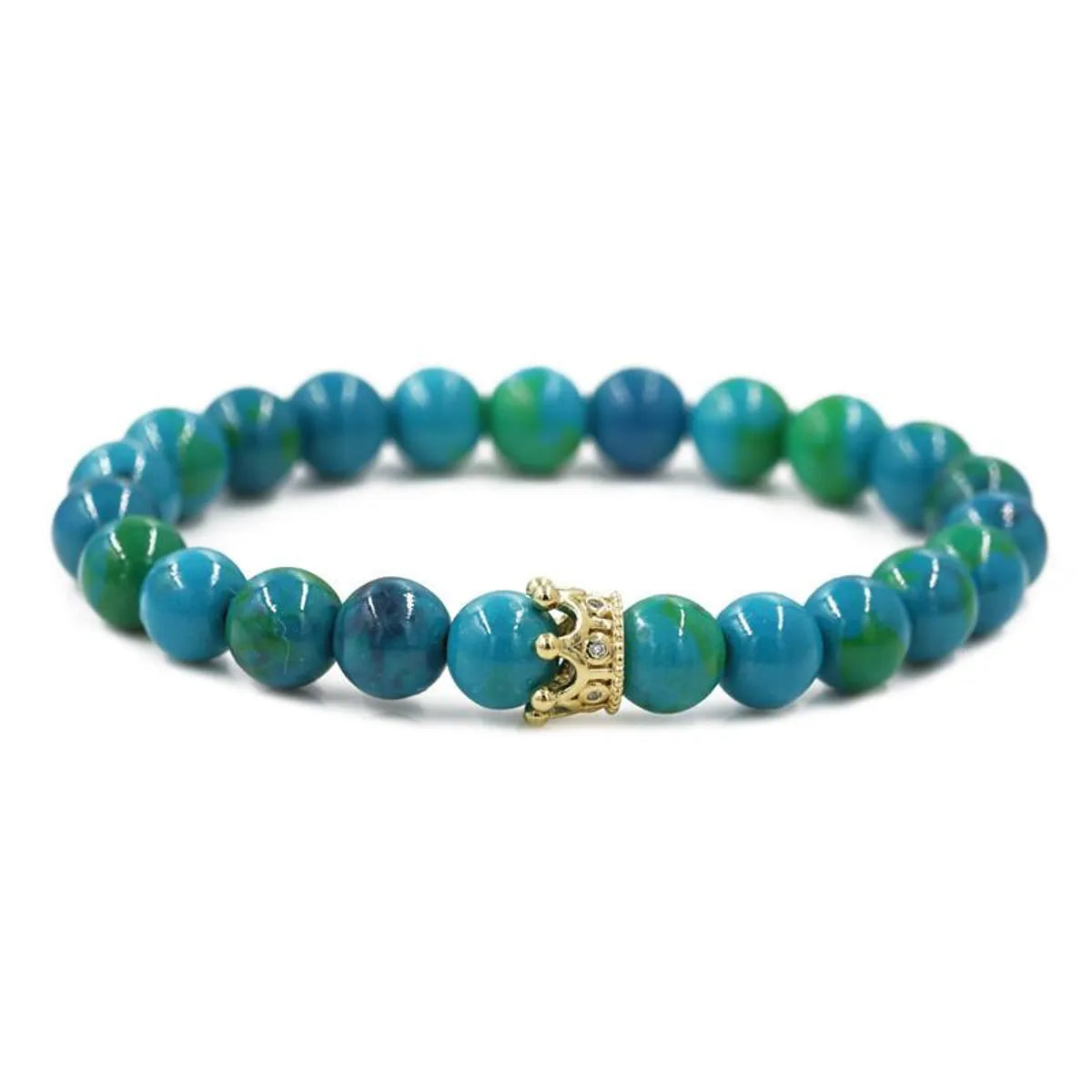 Jewelry Phoenix Stone Turquoise Crown Couple Bracelet Diy Bracelet