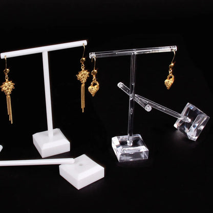 Jewelry Rack Plastic Two-Piece Earrings Jewelry Storage Store Display Props Stall Earrings Display Stand