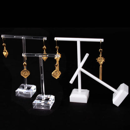 Jewelry Rack Plastic Two-Piece Earrings Jewelry Storage Store Display Props Stall Earrings Display Stand