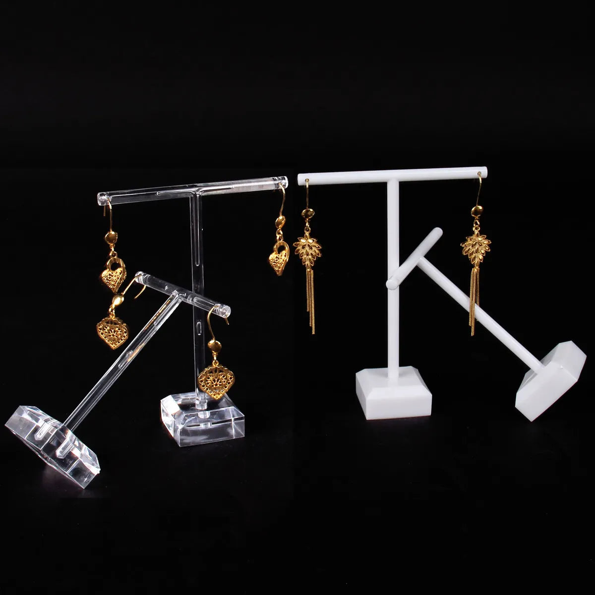 Jewelry Rack Plastic Two-Piece Earrings Jewelry Storage Store Display Props Stall Earrings Display Stand