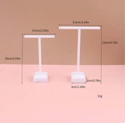 Jewelry Rack Plastic Two-Piece Earrings Jewelry Storage Store Display Props Stall Earrings Display Stand