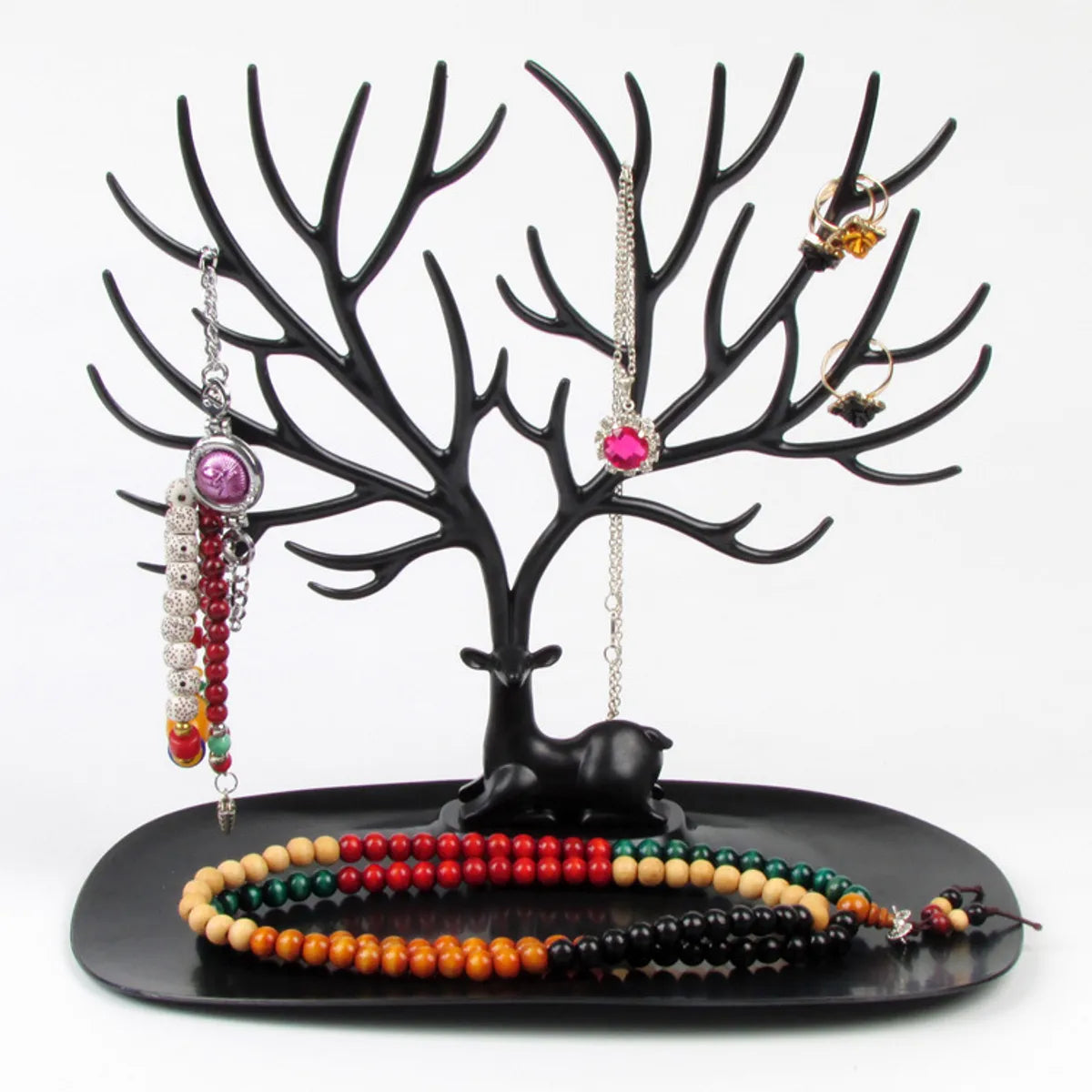 Jewelry Shelf Creative Plastic Tree  Nail Earrings Bracelet Necklace Storage Rack Desktop Jewelry Display Stand