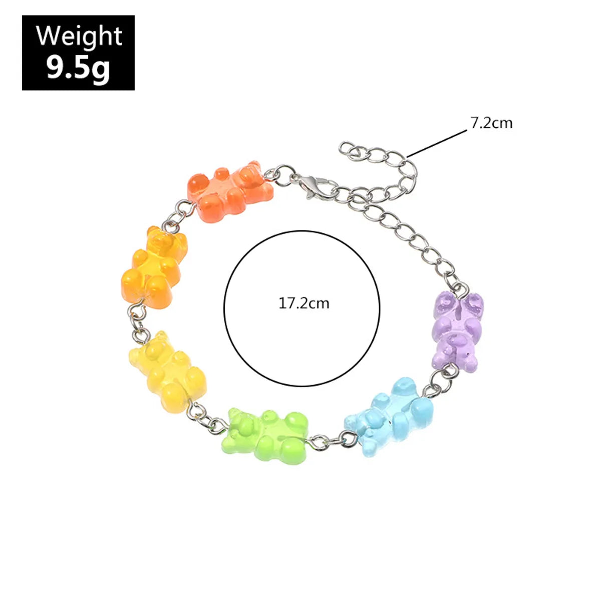 Fashion Bear Alloy No Inlaid Women'S Bracelets